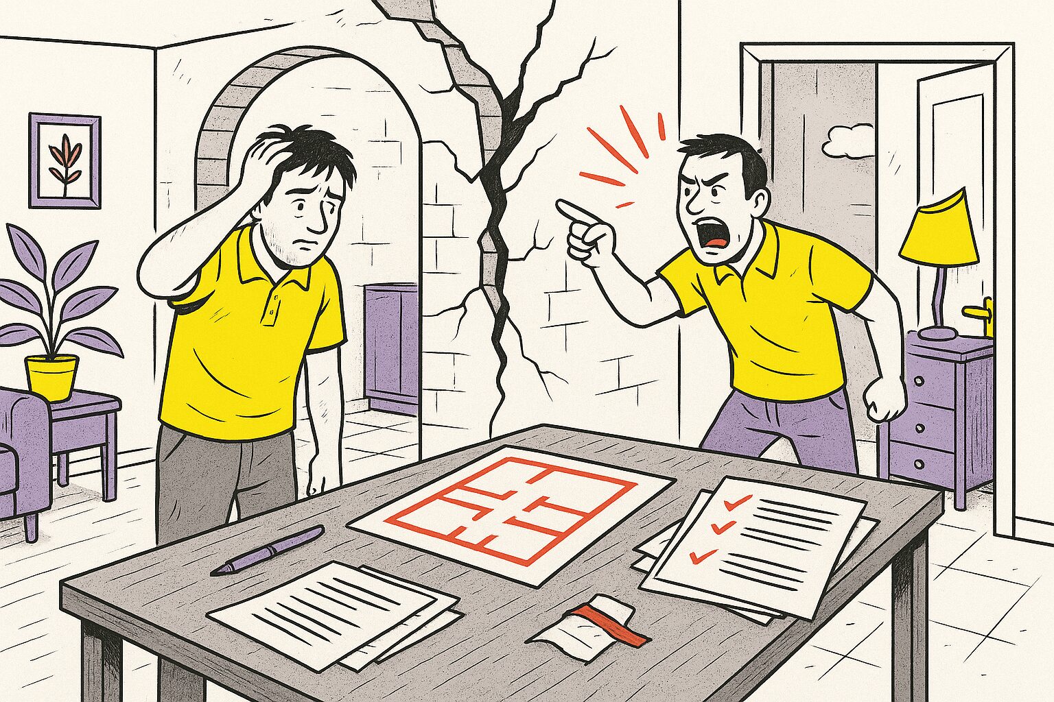 Риски перепланировки без технического заключения: штрафы, невозможность продажи, опасность