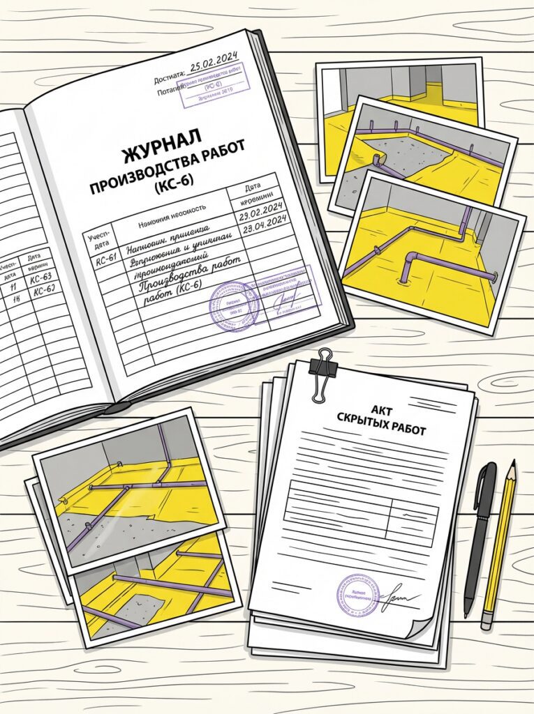 Документация на этапе ремонта