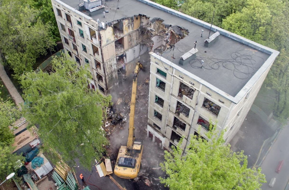 По программе реновации в столице снесены 70 жилых зданий