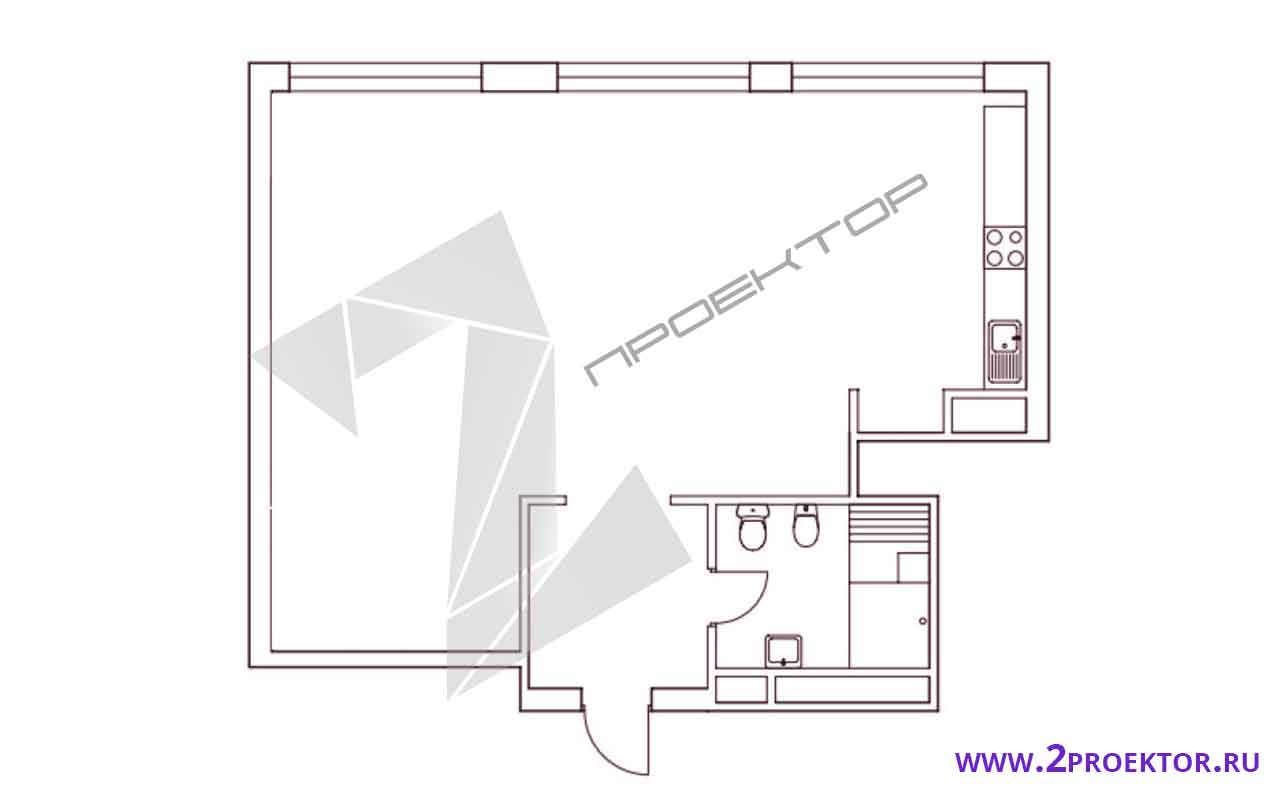 Проект перепланировки квартиры в доме серии ii 209 а